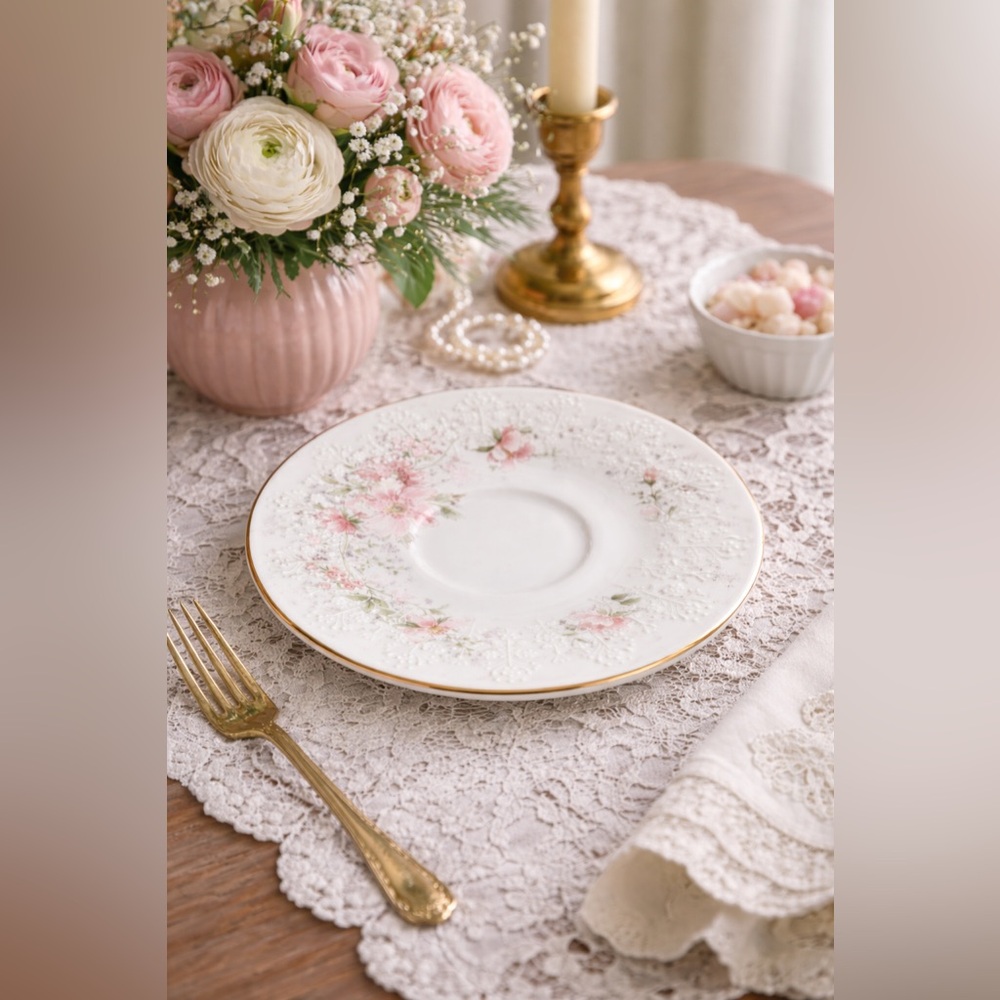 Royal Albert “Breath of Spring” Side Plate – Vintage Bone China 🌸